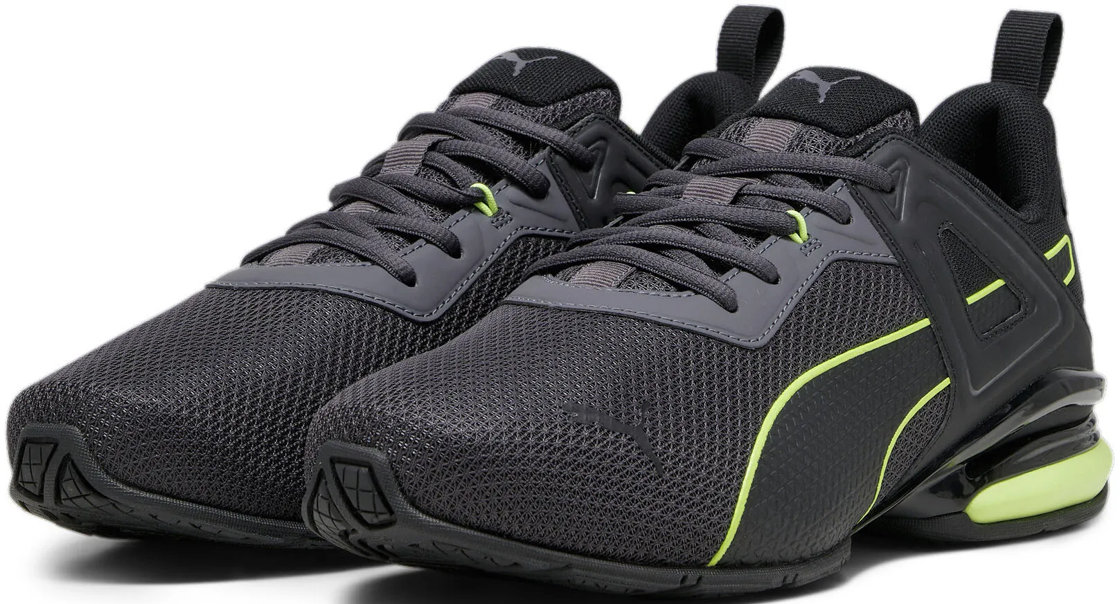 

Кроссовки PUMA "HASTE", цвет Dark Coal- Puma Black-Pro Green