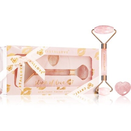 

Набор Crystallove Rose Quartz Selflove - массажный ролик для лица и массажные инструменты