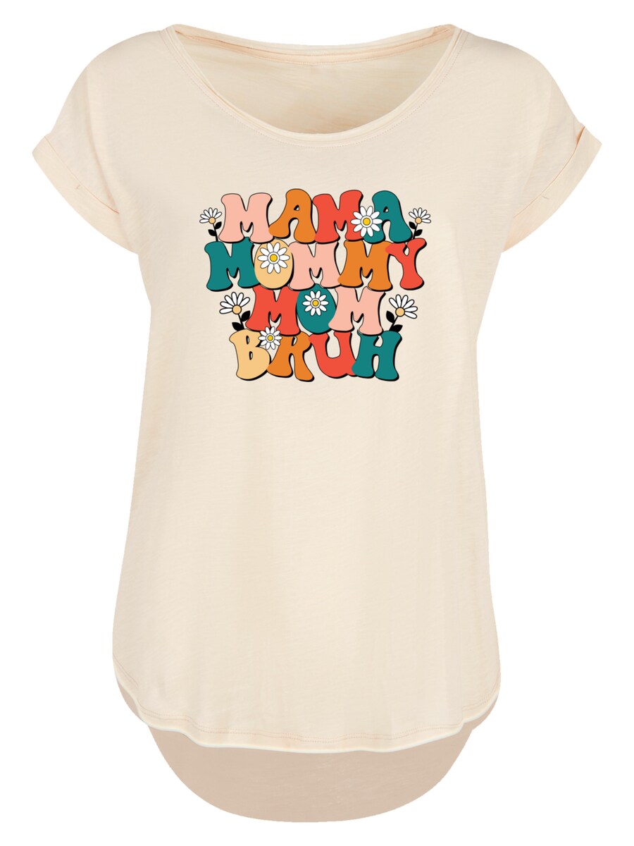 

Рубашка F4NT4STIC Mothers Day Floral Accent Mom Life Humor Trendy Aesthetic, песочный