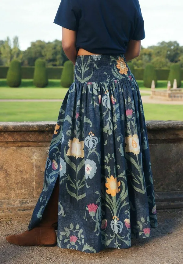 Макси-Юбка стандартного кроя от national trust Next, Navy Floral