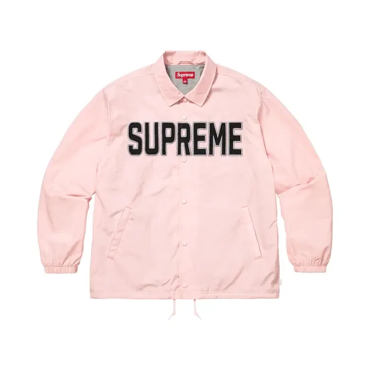 Куртка тренера Supreme Spellout, розовый