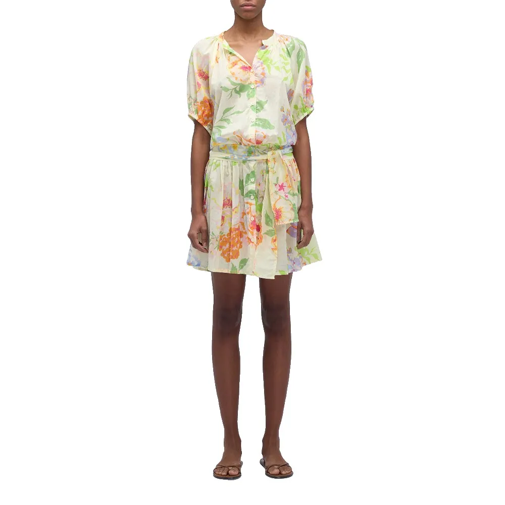 

Платье Sundek Flower bunch printed short, бежевый