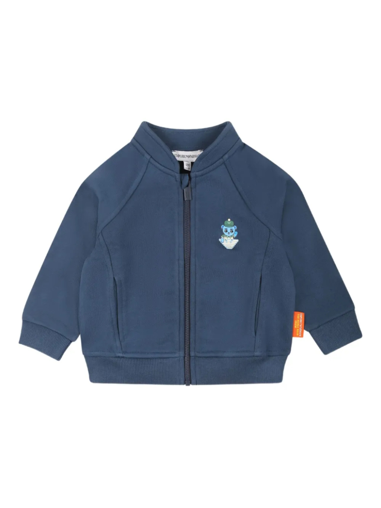 

Толстовка с логотипом Emporio Armani Kids, синий