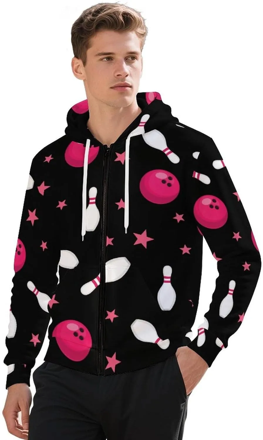 

Толстовка с капюшоном Full Zip Up для мужчин Eggs Bacon Blue с карманом GemGam