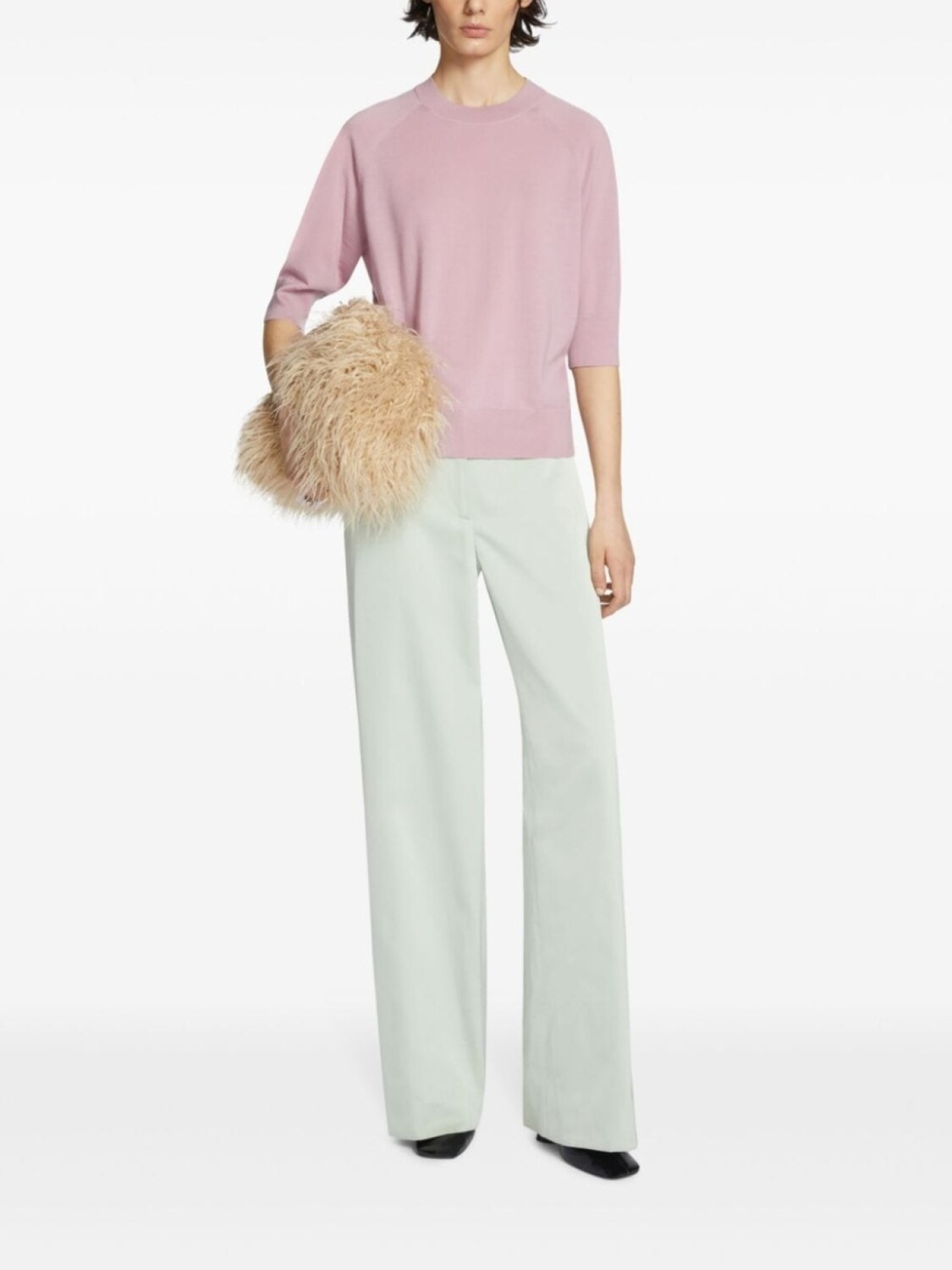 

DRIES VAN NOTEN однотонные брюки, зеленый