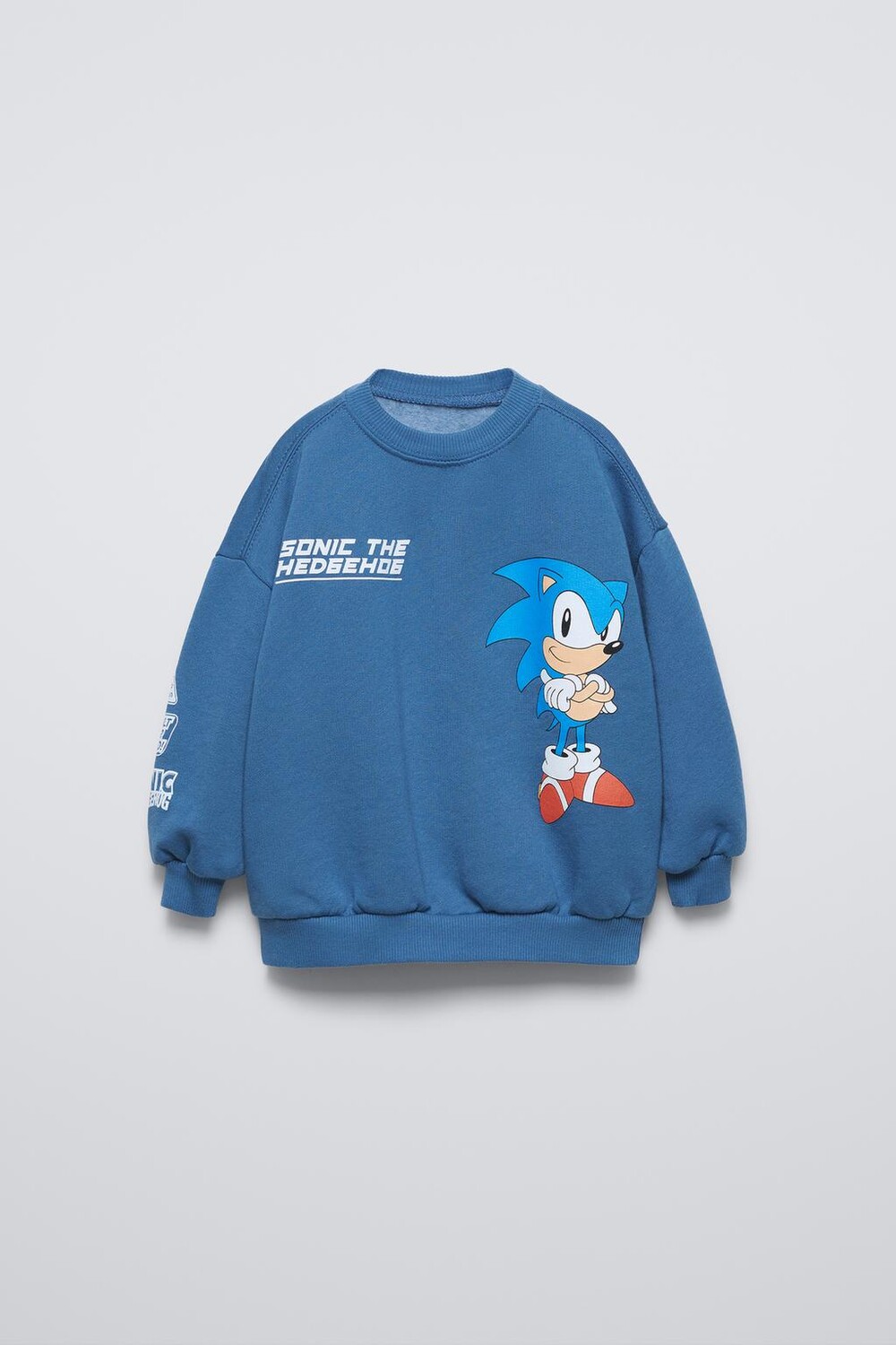 

Соник sega толстовка ZARA, голубоватый