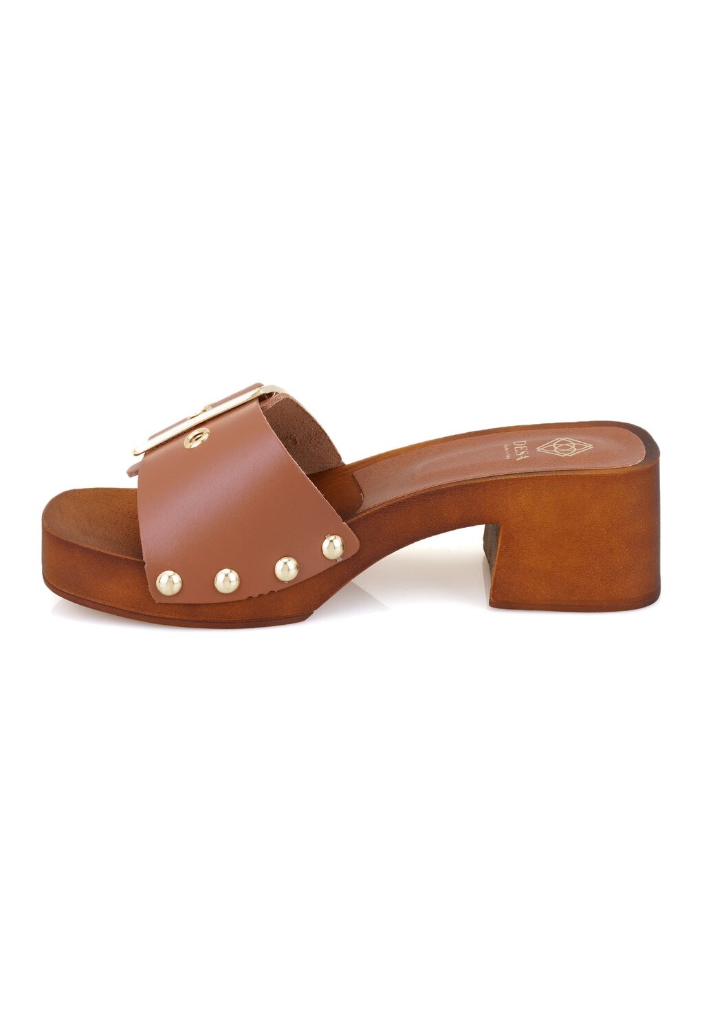 

Высокие мюли Desa, цвет brown