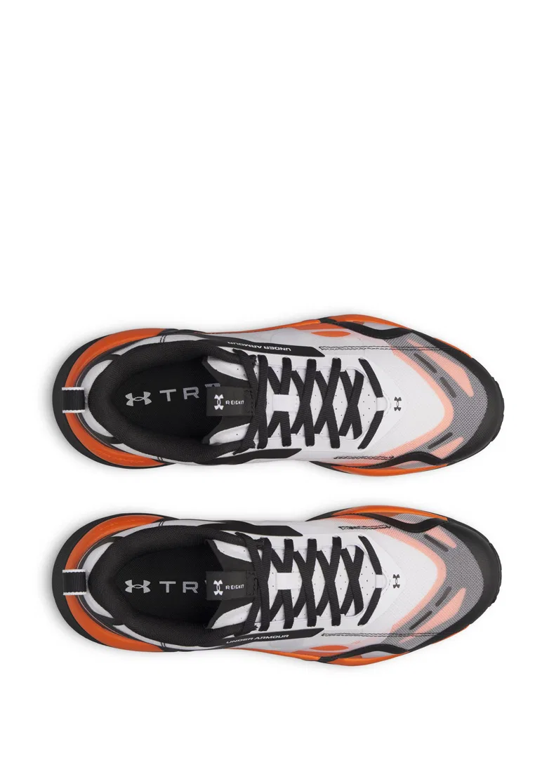 Кроссовки мужские тренировочные Reign XT Under Armour, белый/оранжевый — фото 4