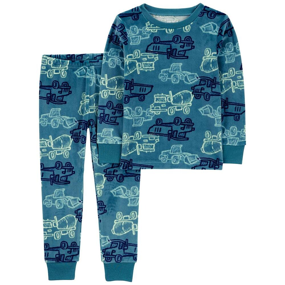 

Комплект из 2 пижамных топа с нечеткой конструкцией и пижамных штанов Carter's для маленьких мальчиков, цвет Cars