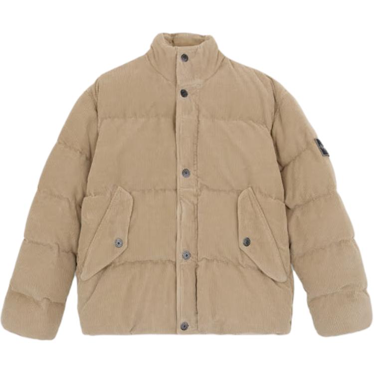 

STONE ISLAND Праздничная пуховая куртка мужская бежевая, Beige