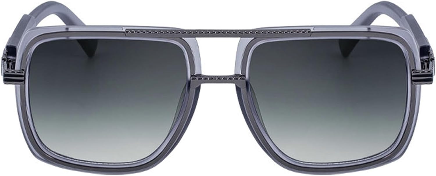 

Мужские солнцезащитные очки-пилот в стиле ретро, ​​увеличенного размера, с градиентным переходом цвета, защита от УФ-излучения UV400, женские квадратные солнцезащитные очки helena, C8