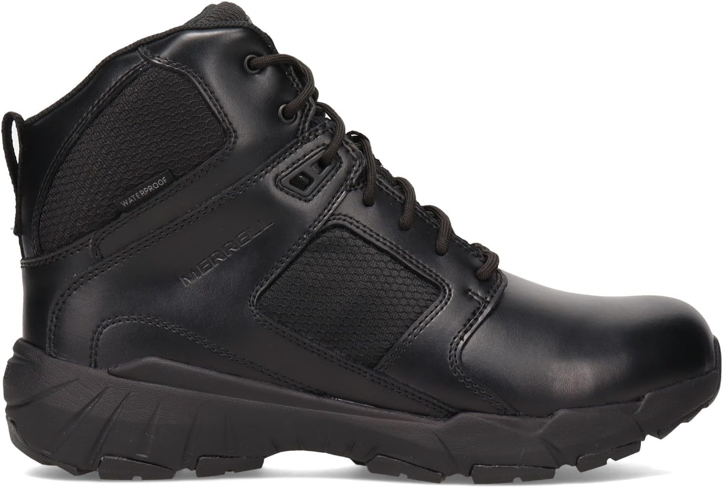 Тактические водонепроницаемые военные ботинки Merrell Unisex-Adult Fullbench Mid, черный — фото 2