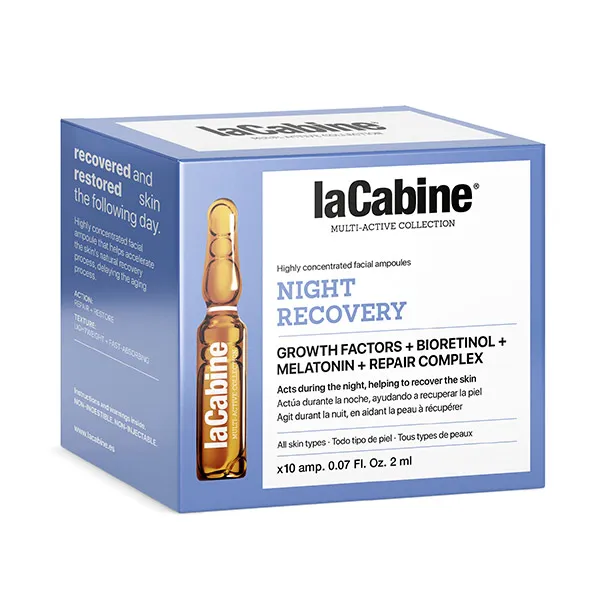 

Восстанавливающие ампулы для лица Night Recovery Lacabine, 10 UD