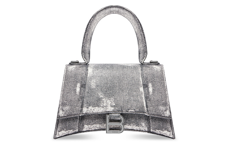 

Часовая овчинная сумка через плечо, кросс-боди, маленькая женская сумка черный Balenciaga