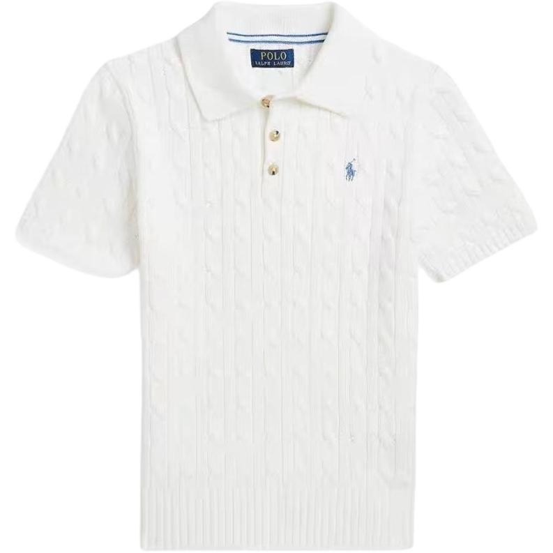 Свитер SS25 детский Polo Ralph Lauren, белый — фото 3