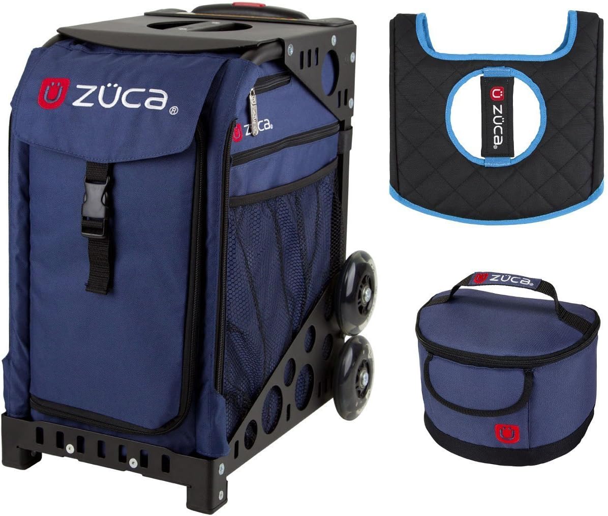 

Спортивная сумка ZUCA - Midnight с подарочным ланч-боксом и чехлом на сиденье (черная рама с немигающими колесами), Черный, Спортивная сумка ZUCA - Midnight с подарочным ланч-боксом и чехлом на сиденье (черная рама с немигающими колесами)