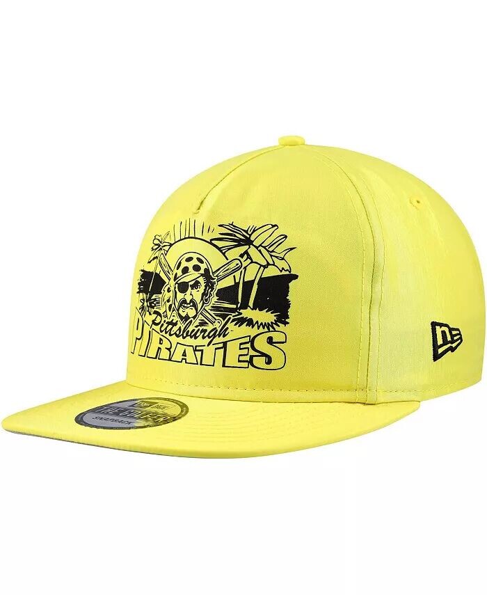 

Мужская желтая кепка Pittsburgh Pirates Neon Golfer Snapback New Era, желтый