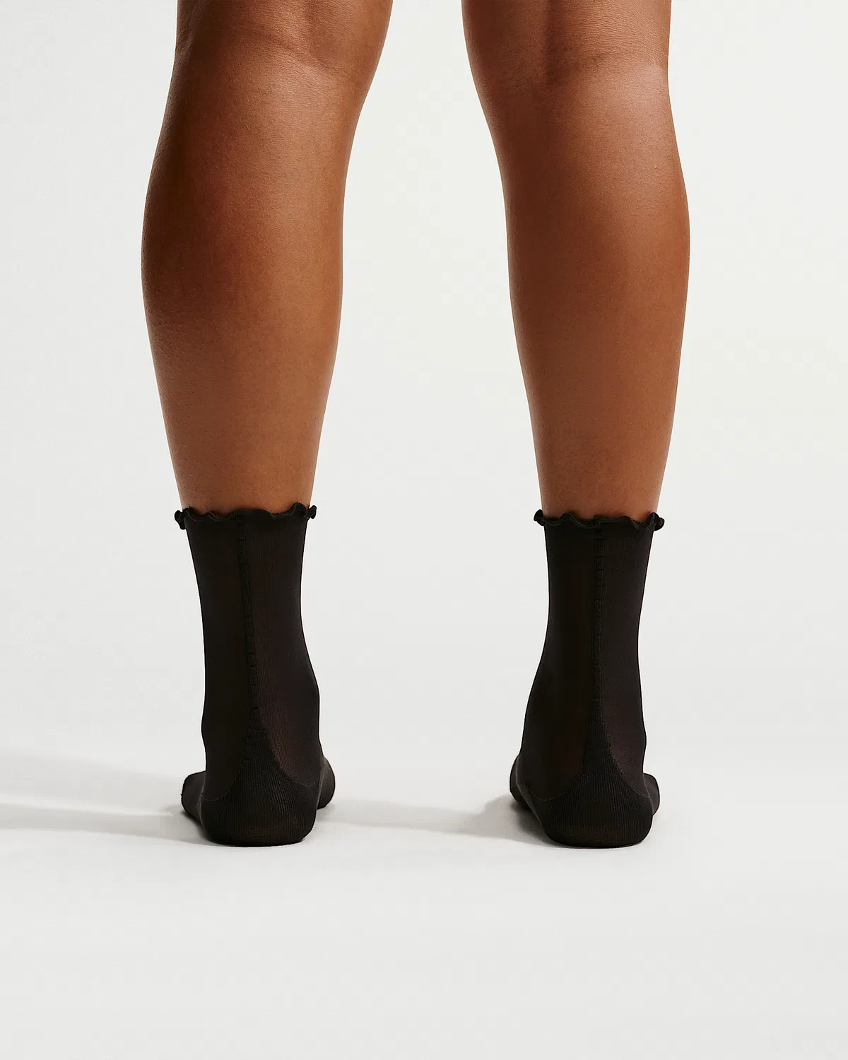 Женские тренировочные носки Nike Sheer, Black/Black — фото 3