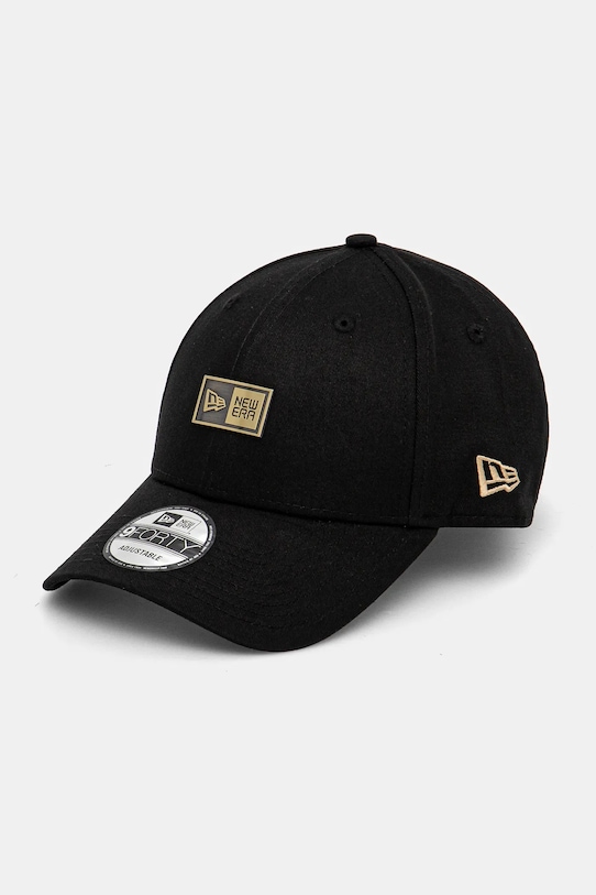 

Хлопковая кепка с козырьком New Era, черный