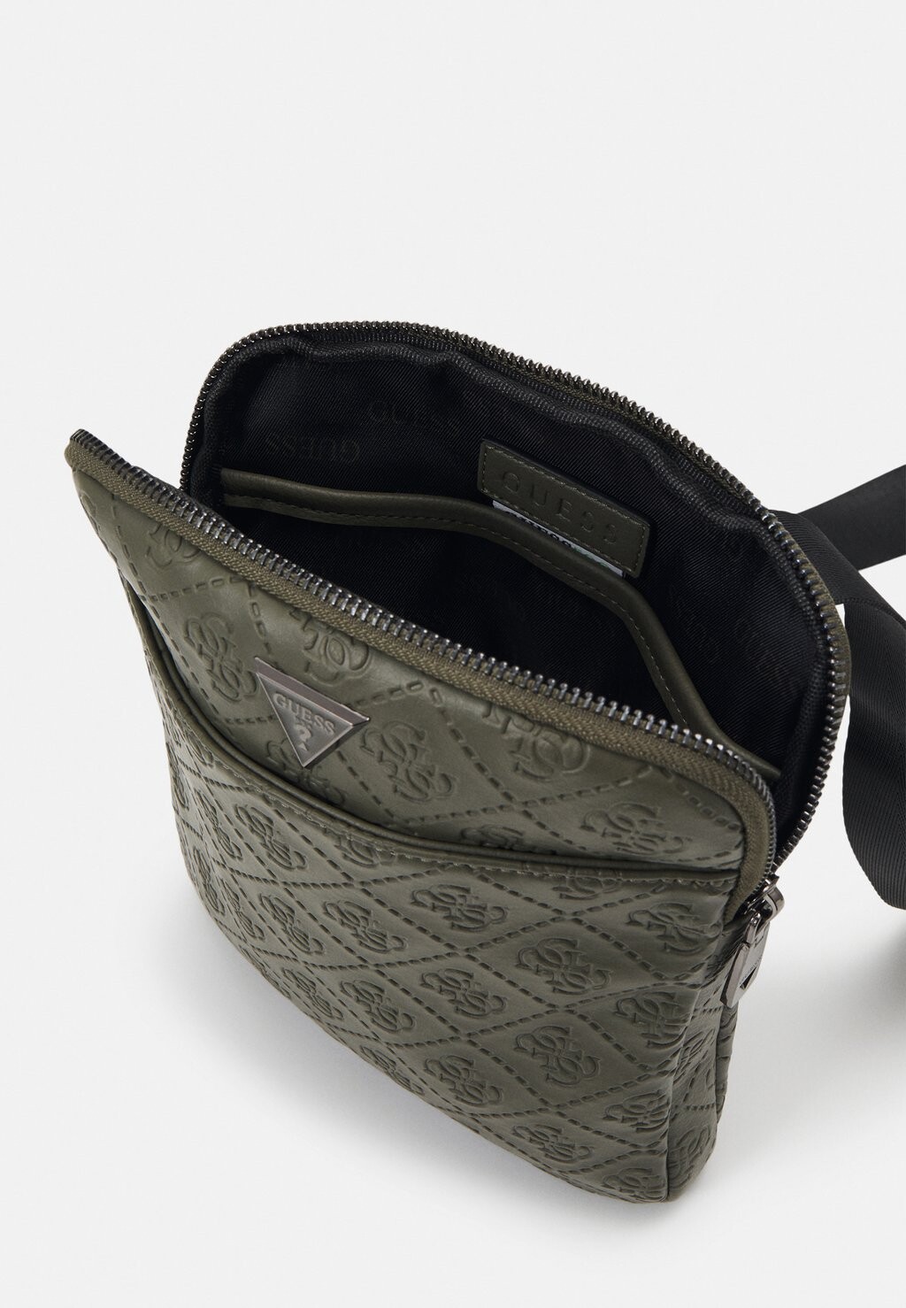 

Сумка через плечо Milano Crossbody Flat Guess, зеленый милитари