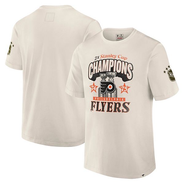 

Мужская белая футболка philadelphia flyers decades collection timeless Fanatics