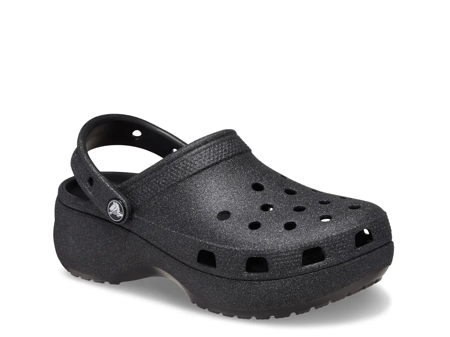 Сабо Crocs Classic Platform Clog — женские, черные