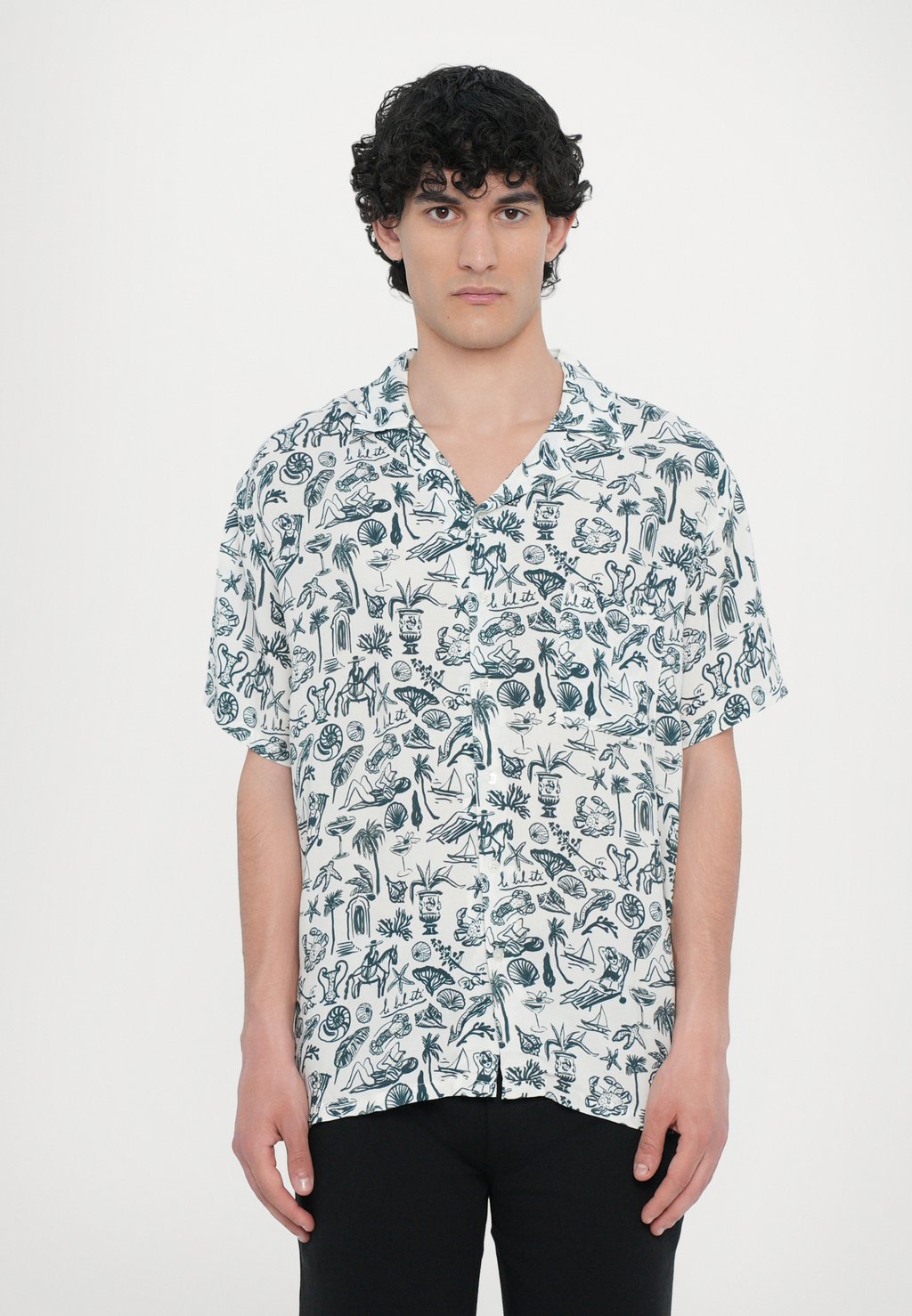 

Рубашка CAMP SHIRT LE BEL ETE EDITH CARRON arrels Barcelona, белый