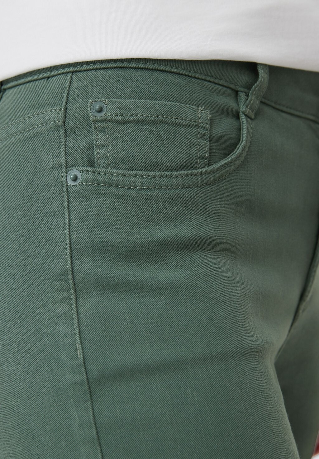 

Расклешенные джинсы TWILL comma casual identity, темно-зеленый
