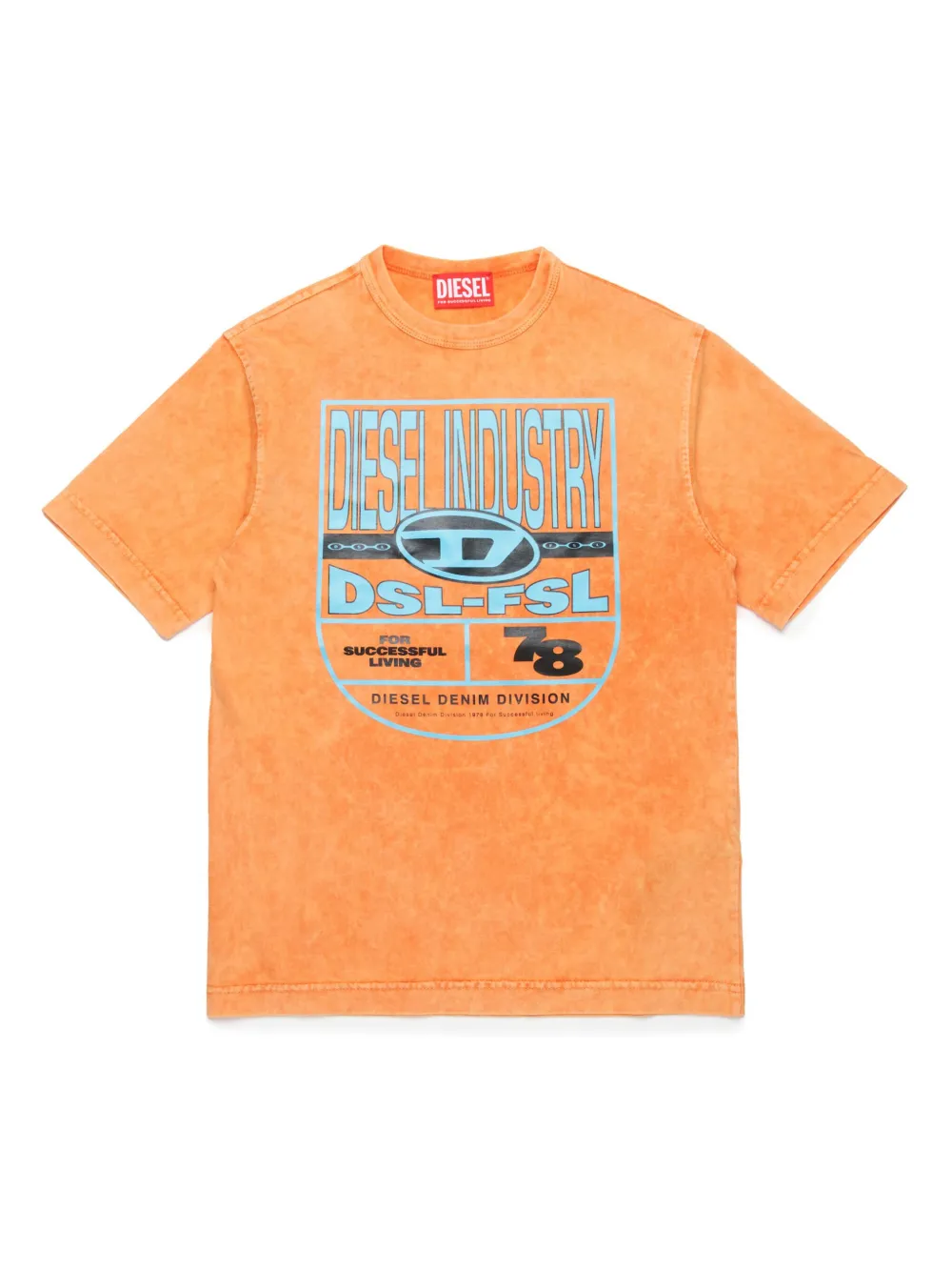 

Футболка Twashn1 Over Diesel Kids, оранжевый