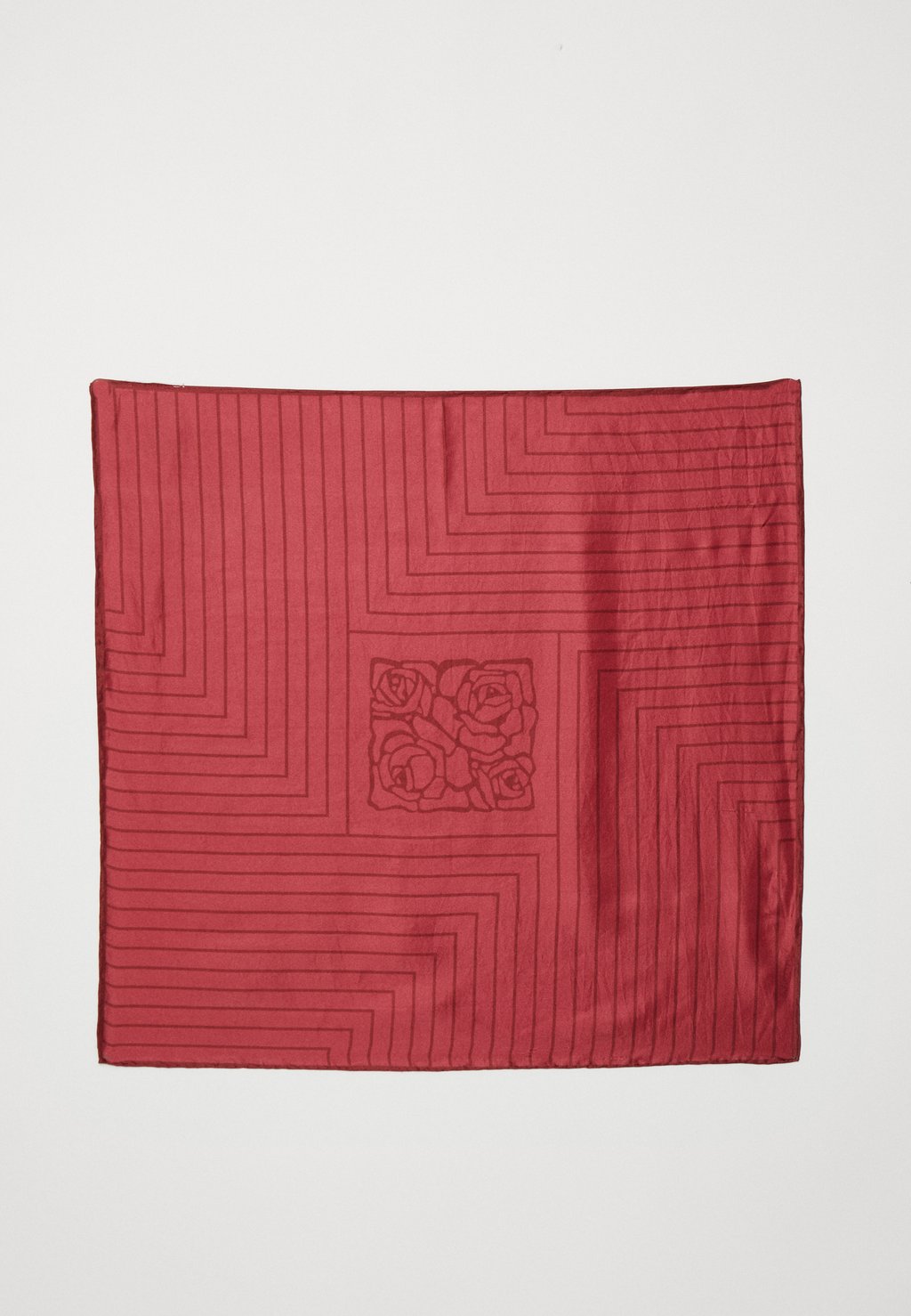 

Шарф ROSEA GRAPHIC SCARF Becksöndergaard, красный