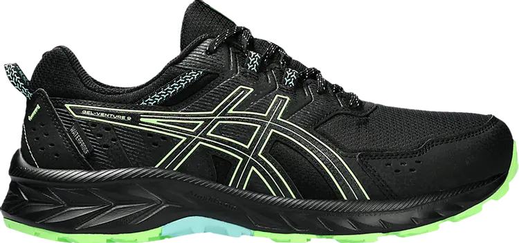 

Кроссовки Gel Venture 9 Waterproof 'Black Illuminate Green', черный