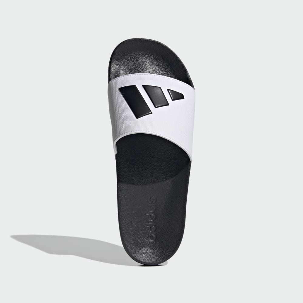Шлепанцы Adidas Adilette Shower Slides, цвет Cloud White/Core Black/Core Black — фото 2