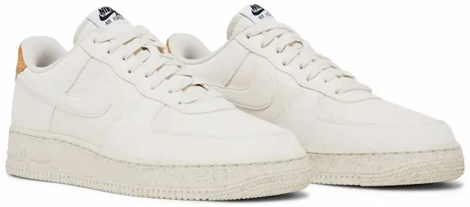 Nike Мужские кроссовки Air Force 1 Low Next Nature в бело-кремовом цвете — фото 3