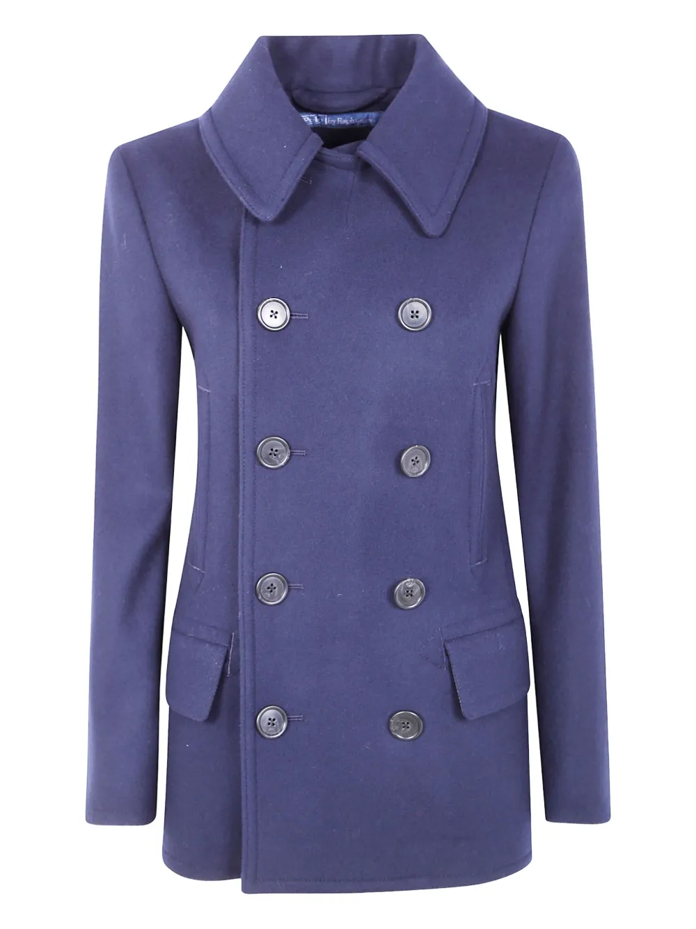 

Двубортное пальто из шерстяной смеси с пуговицами POLO RALPH LAUREN, синий