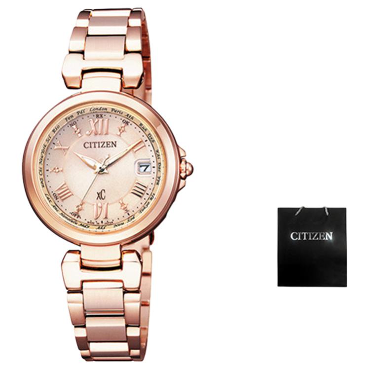 

CITIZEN Часы Ecology Drive Collection Solar Quartz Movement Stainless Steel Strap Watch Women's Watch Gold Dial