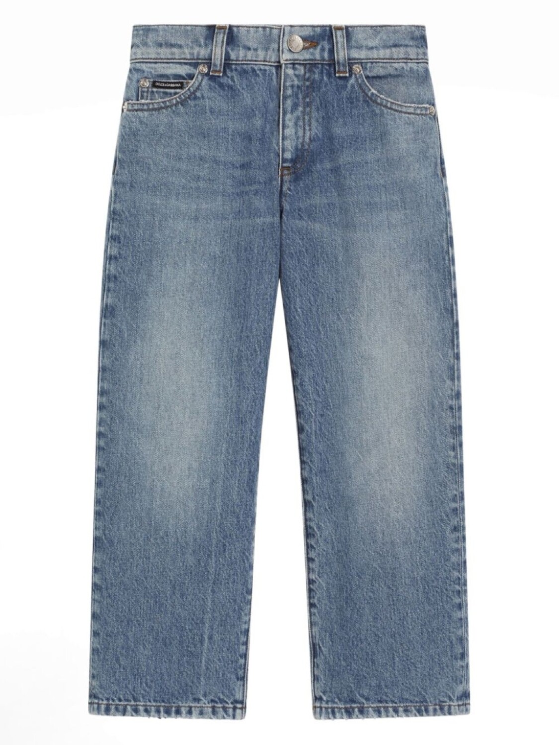 

Джинсы с логотипом Dolce & Gabbana Kids, синий