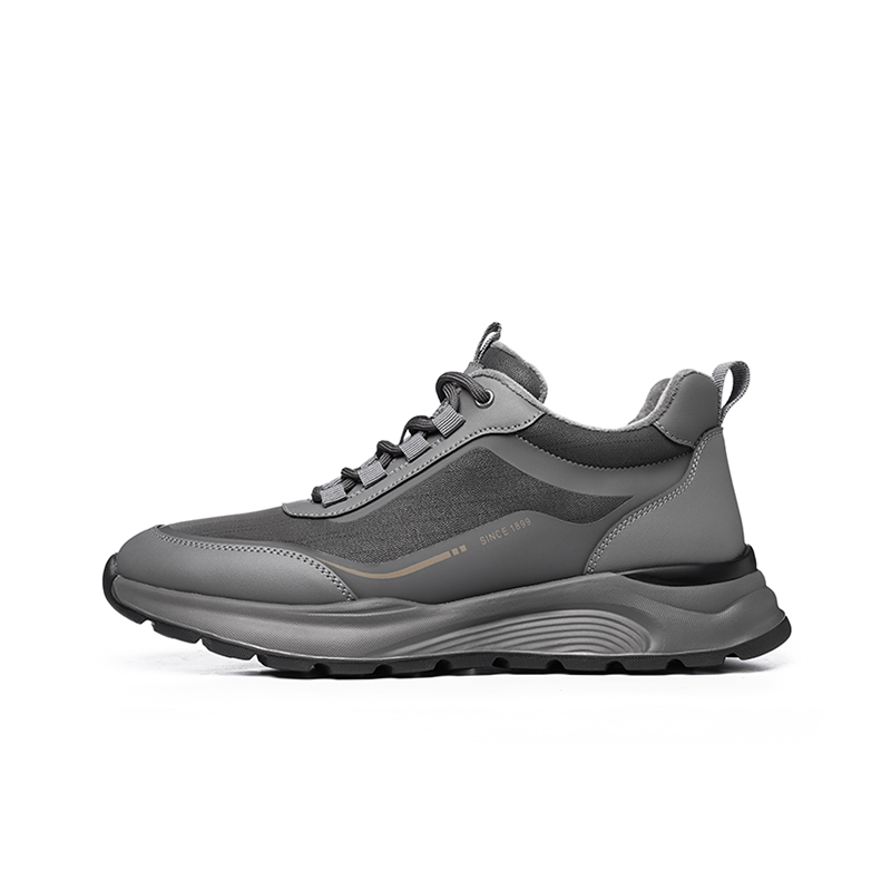 

LAORENTOU Серые мужские повседневные низкие термоустойчивые нескользящие износостойкие туфли, цвет Gray