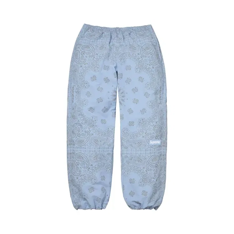 Спортивные брюки Supreme Reflective Bandana Track Pant, синий