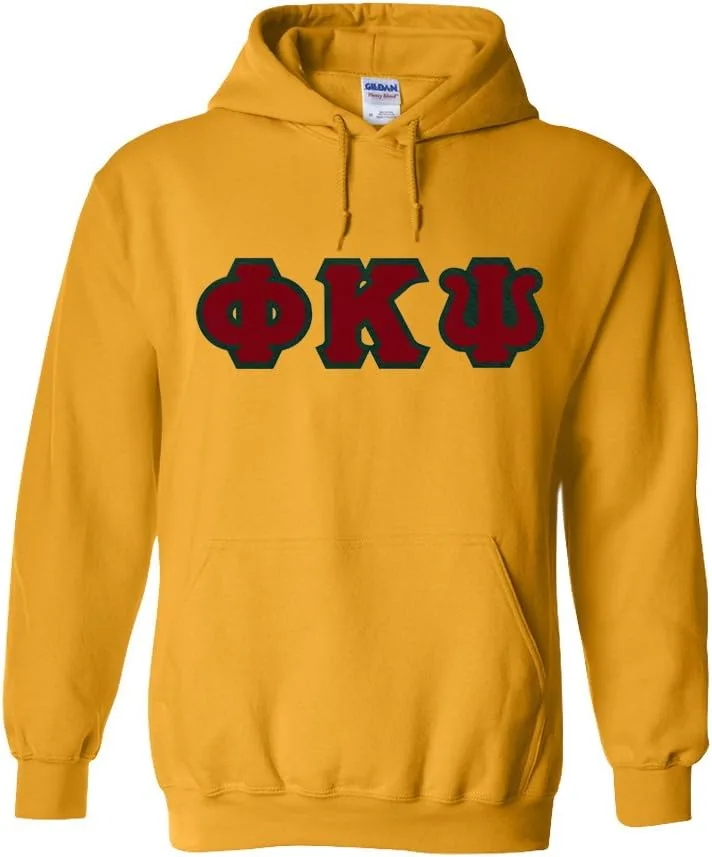 

Толстовка с капюшоном Phi Kappa Psi с надписью Greekgear