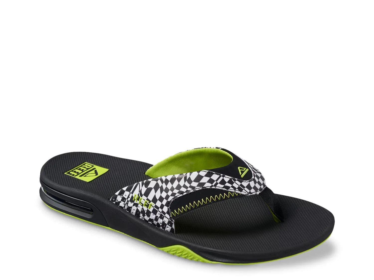 

Сандалии Fanning Flip Flop Reef, черный/белый