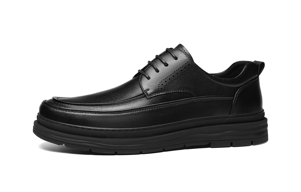 

Туфли HLA Dress Shoes Men Low-Top Black