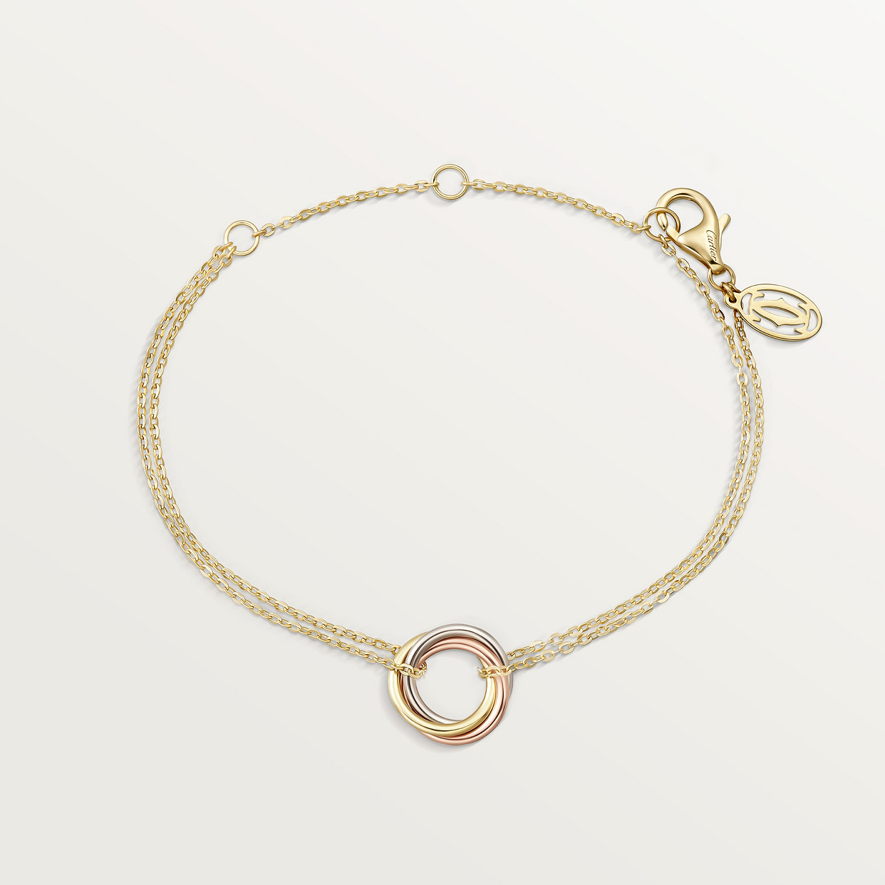 

Браслет Cartier Bracelet Trinity, sur chaîne, белое золото