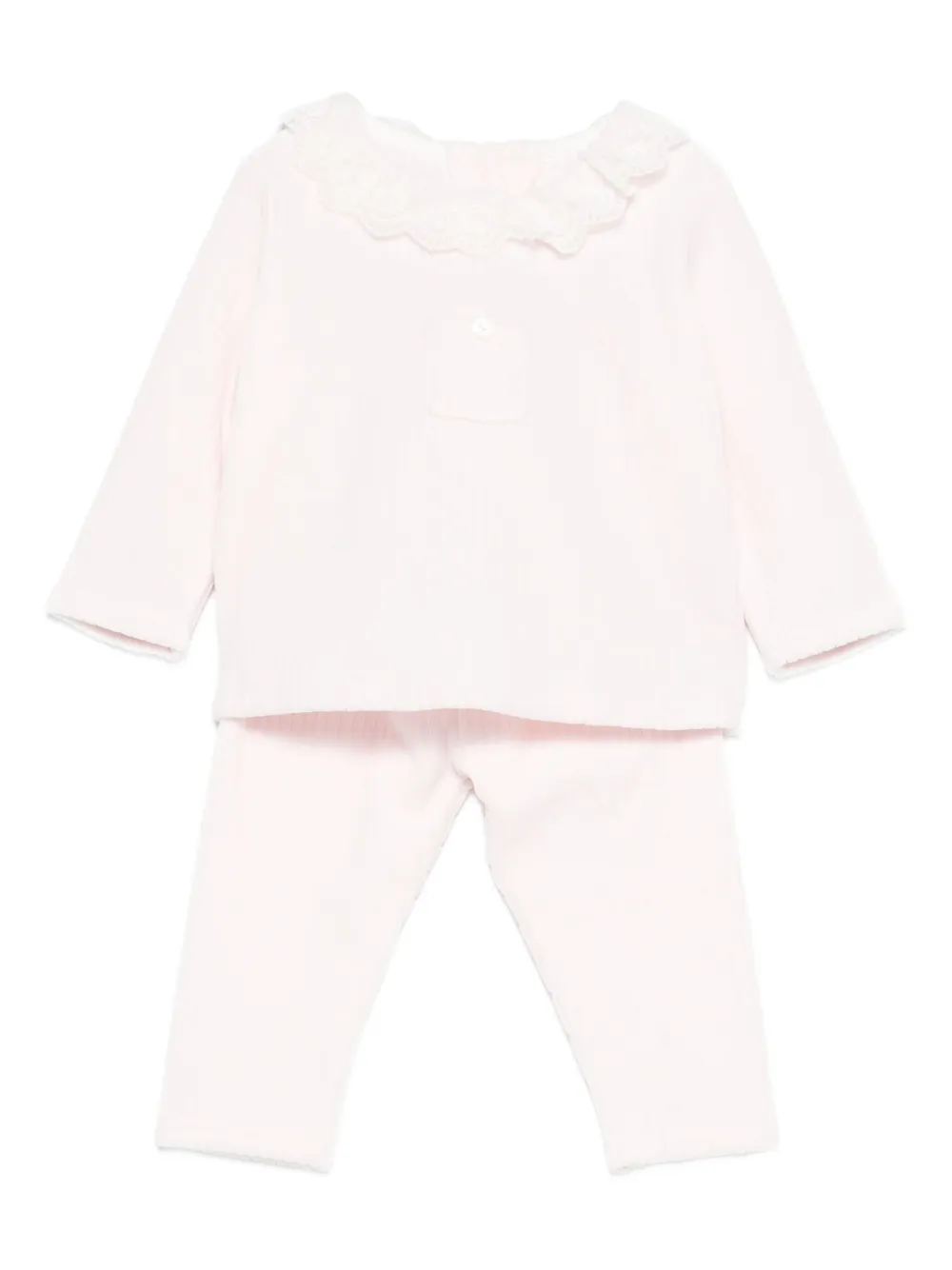 

Комплект бодиков из хлопкового микса Tartine Et Chocolat, розовый