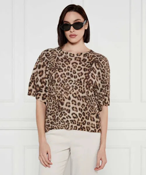 

Шерстяной свитер Relaxed fit Marc Cain, коричневый