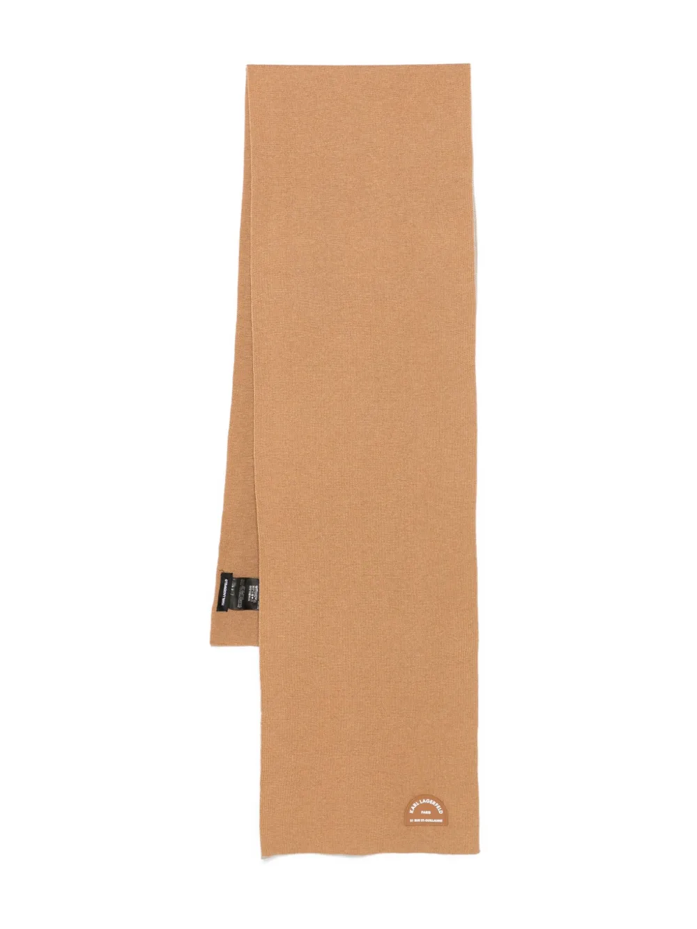 

Шарф с нашивкой-логотипом KARL LAGERFELD, нейтральный