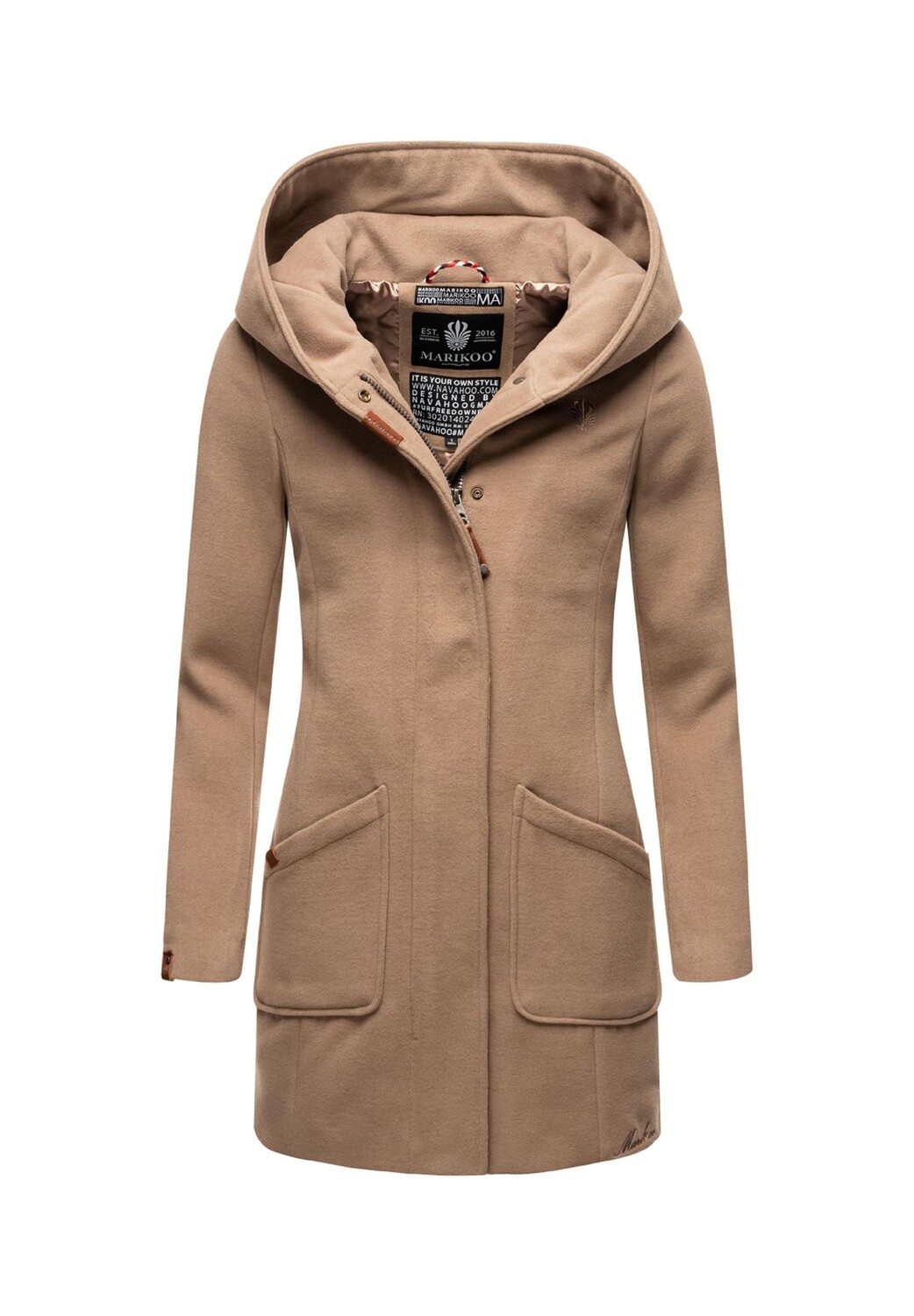 

Зимнее пальто Майку MARIKOO, цвет Taupe Grey, Серый, Зимнее пальто Майку MARIKOO, цвет Taupe Grey