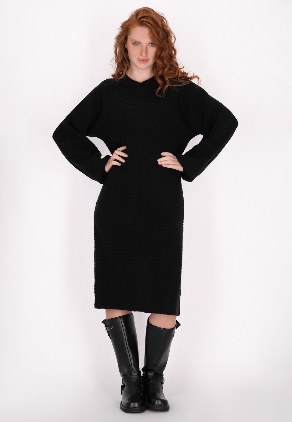 

Платье макси DreiMaster, черный