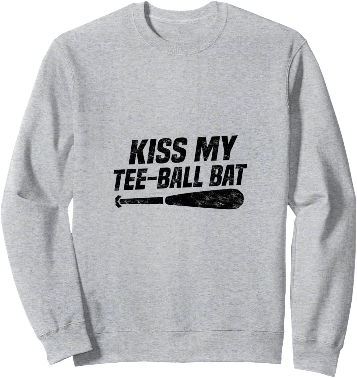 

Поцелуй мою биту для ти-бола - Забавная толстовка для ти-бола Funny Tee-Ball Player Tee-Ball Game, серый