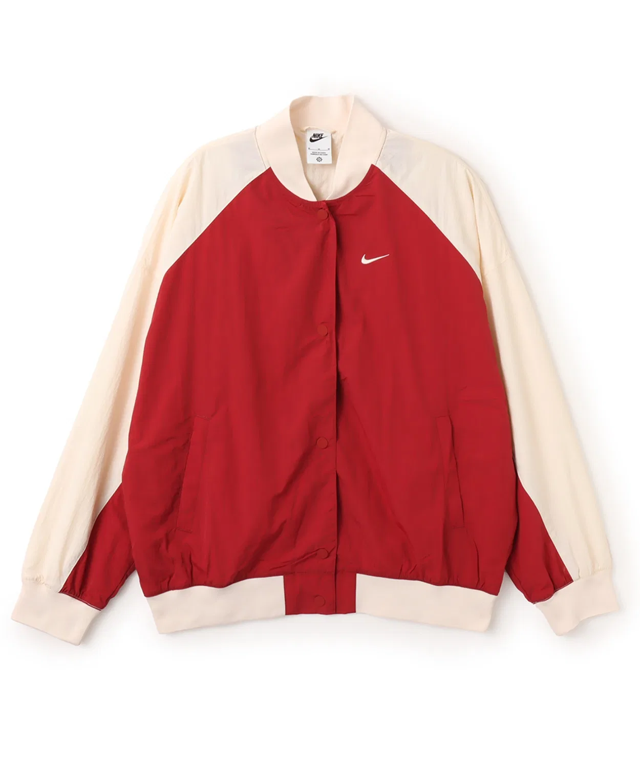 Куртка женская Nike NSW Hybrid Varsity Jacket красная