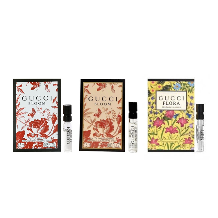 

Набор пробников духов Flora Glow для женщин, три флакона по 1,5 мл GUCCI